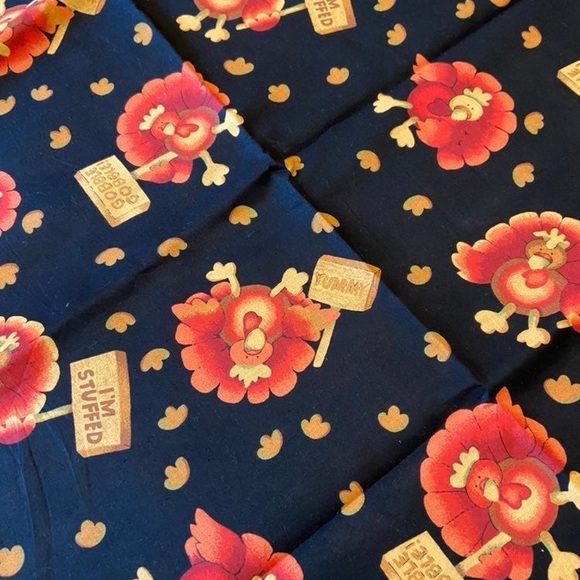 Fun Turkey Fabric - Picture 1 of 2